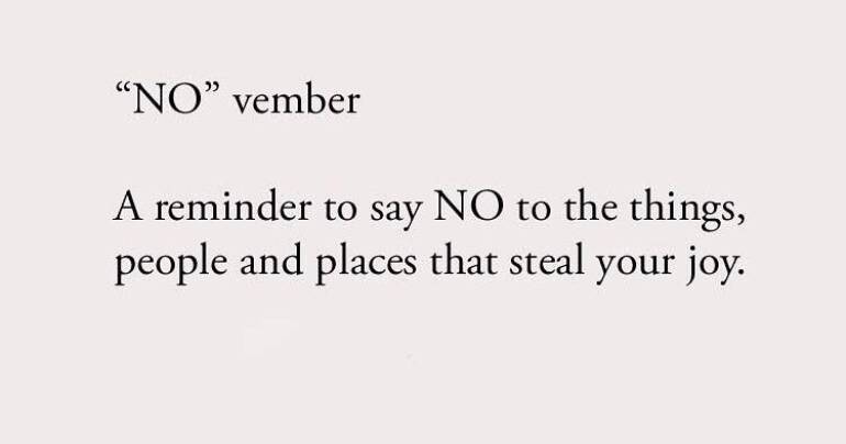 Say No No-vember: The Importance Of Setting Boundaries